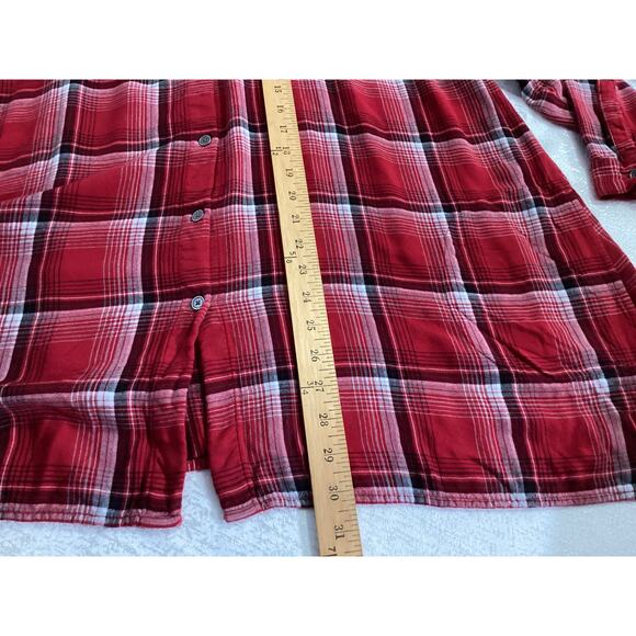 J.Jill long sleeve plaid tunic button up size XL - Picture 8 of 8